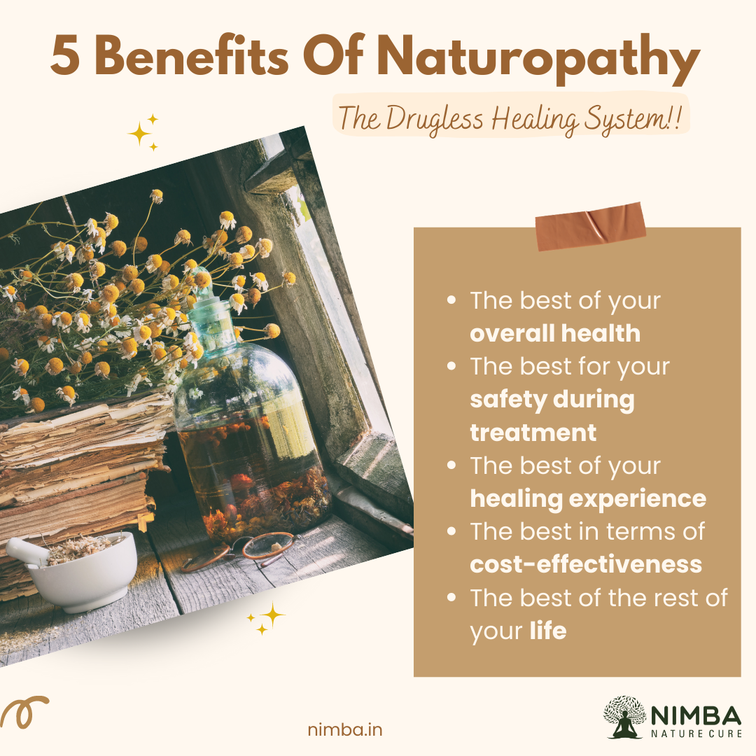 5 Benefits of Naturopathy – The Drugless Healing System!!