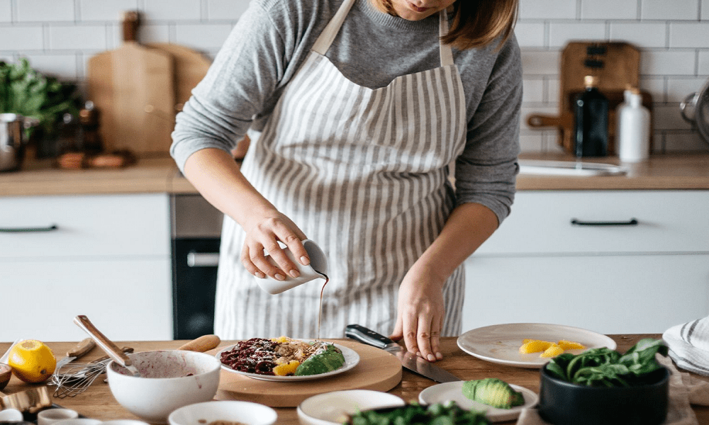 cooking woman